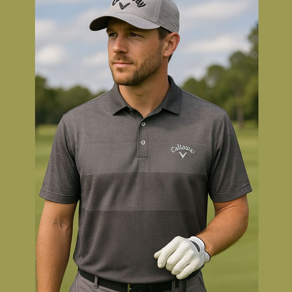Callaway Opti-Dri Men’s Golf Grey Polo Shirt 407606 - Size XL